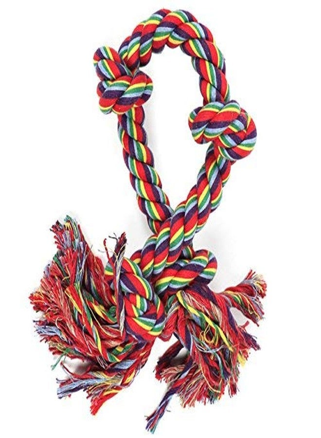 Pet Believe 6 Knots Cotton Rope Dog Chew Toy for Medium to Adult Dogs 30 Inch Long - Extra Durable Indestructible Dog Toy for Aggressive Chewers for Large Breeds - Image 3